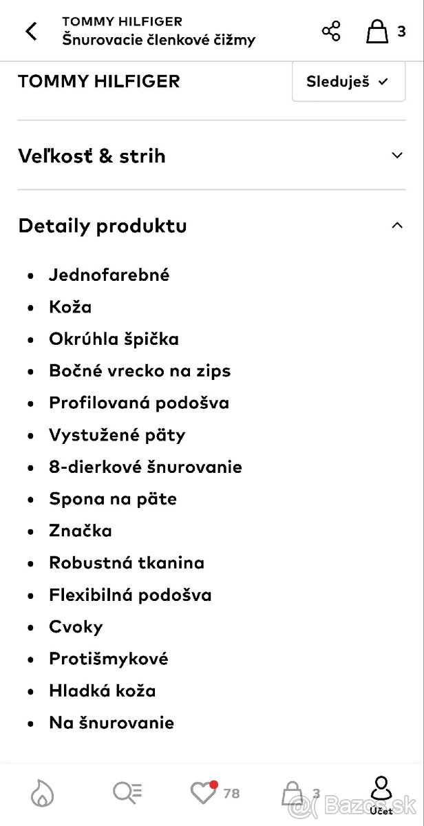 Tommy Hilfiger Nove Clenkove cizmy prava koza - 10