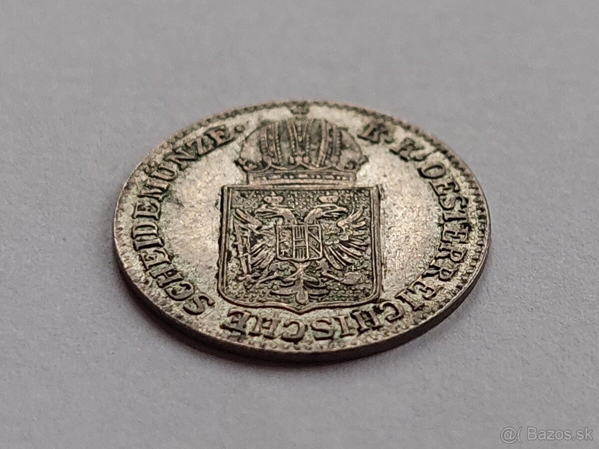 6 grajciar 1849 chyborazba prasknuté razidlo - 10