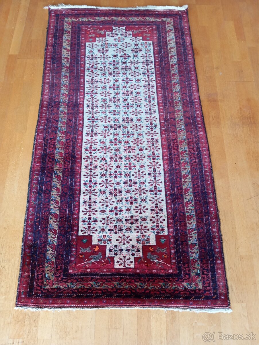 ⭐Hodvábny investičný ručne viazaný Kashmir 199x99 cm ⭐ - 10