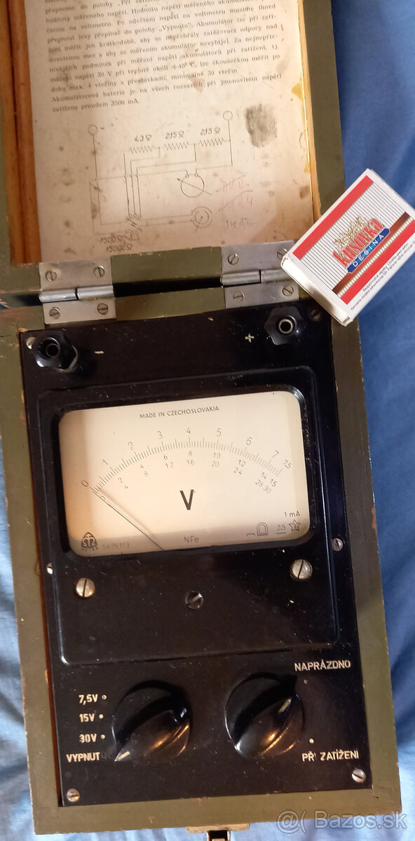 Predám RLC merač VEB DDR a zadarmo záťažový Voltmeter - 10