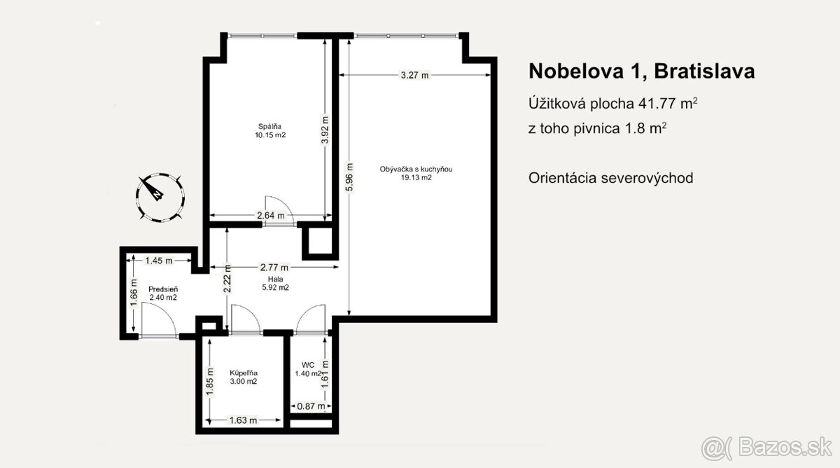 2-izb. byt po rekonštrukcii, 2x klíma - 10
