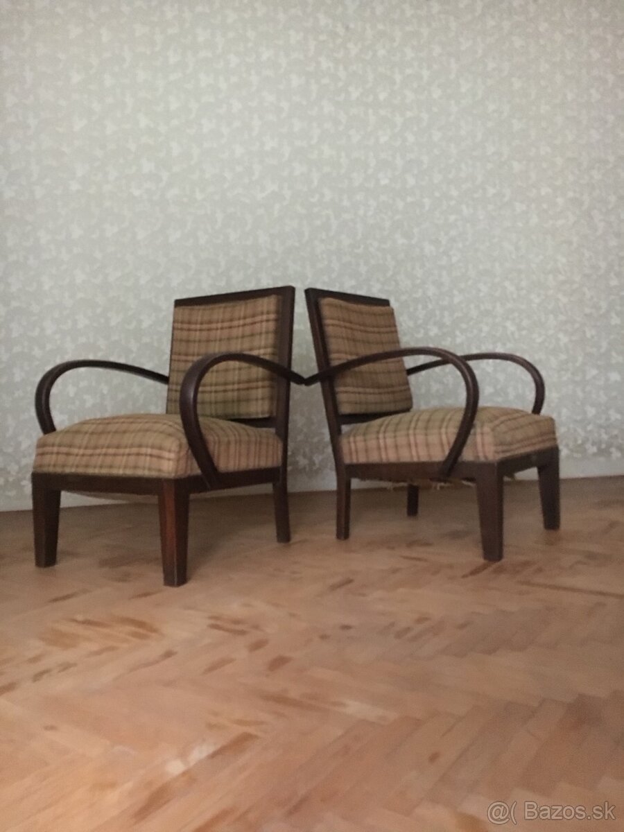 Dve kresla Jindrich Halabala - 10