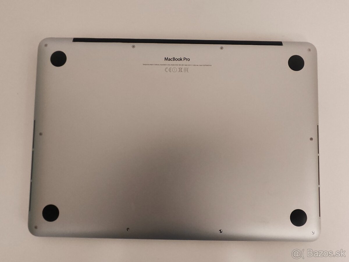 MacBook Pro A1502 i5 2,7 GHz, 8 GB RAM, 256 GB SSD - 10