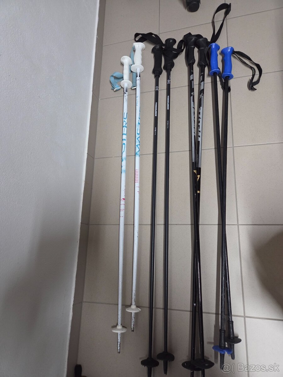 Atomic 160 lyže lyžiarky palice. - 10