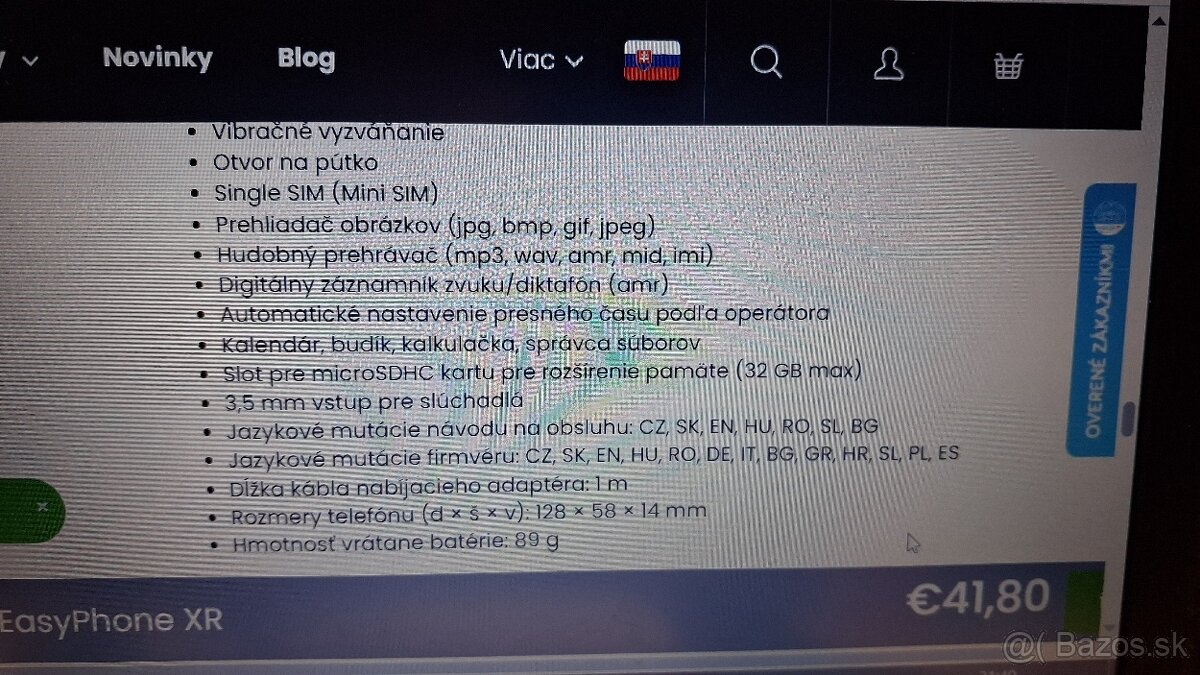 EVOLVEO EASY PHONE XR - 10