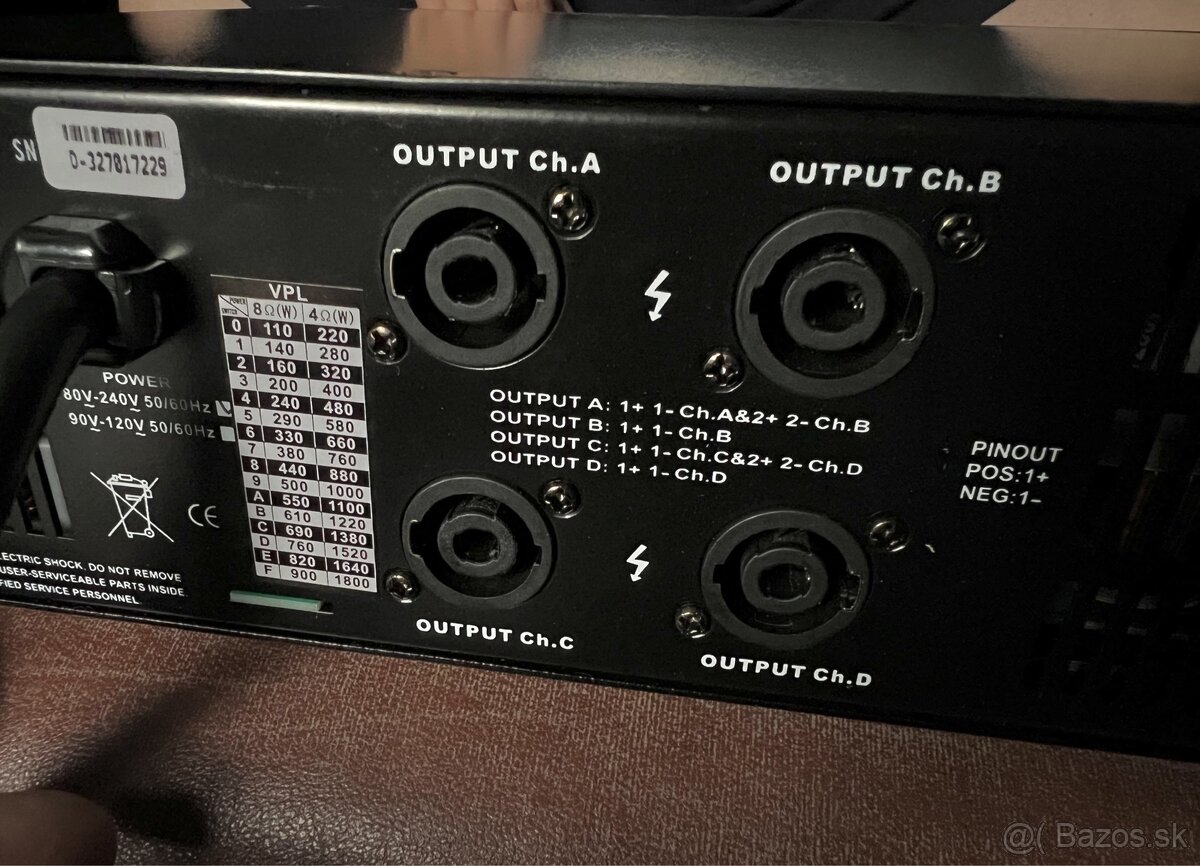 Gisen nové digital zosilňovače 2/4 kanal - 10