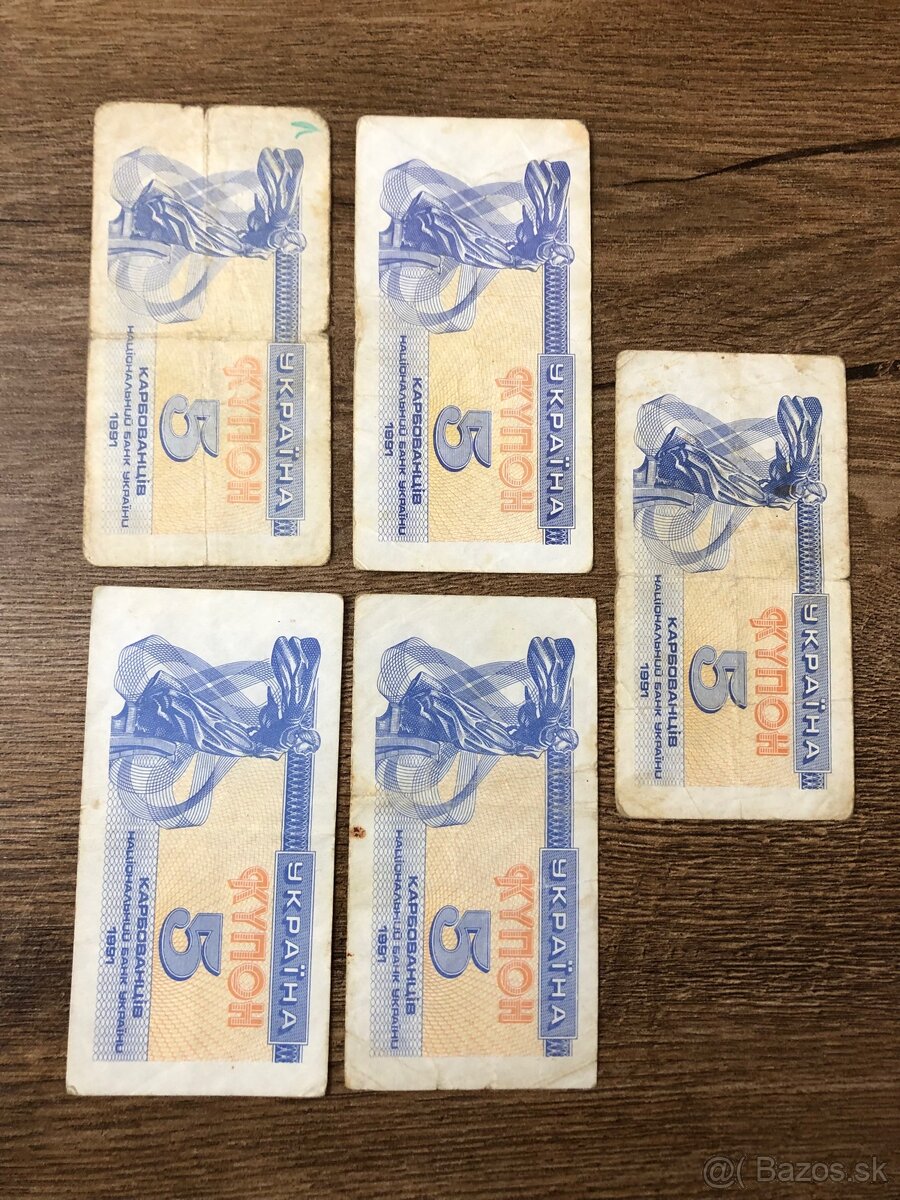 Bankovky UKRAJINA 1 - 10
