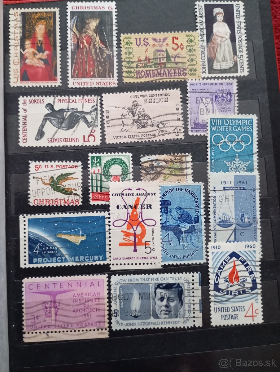 Album známok USA. - 10