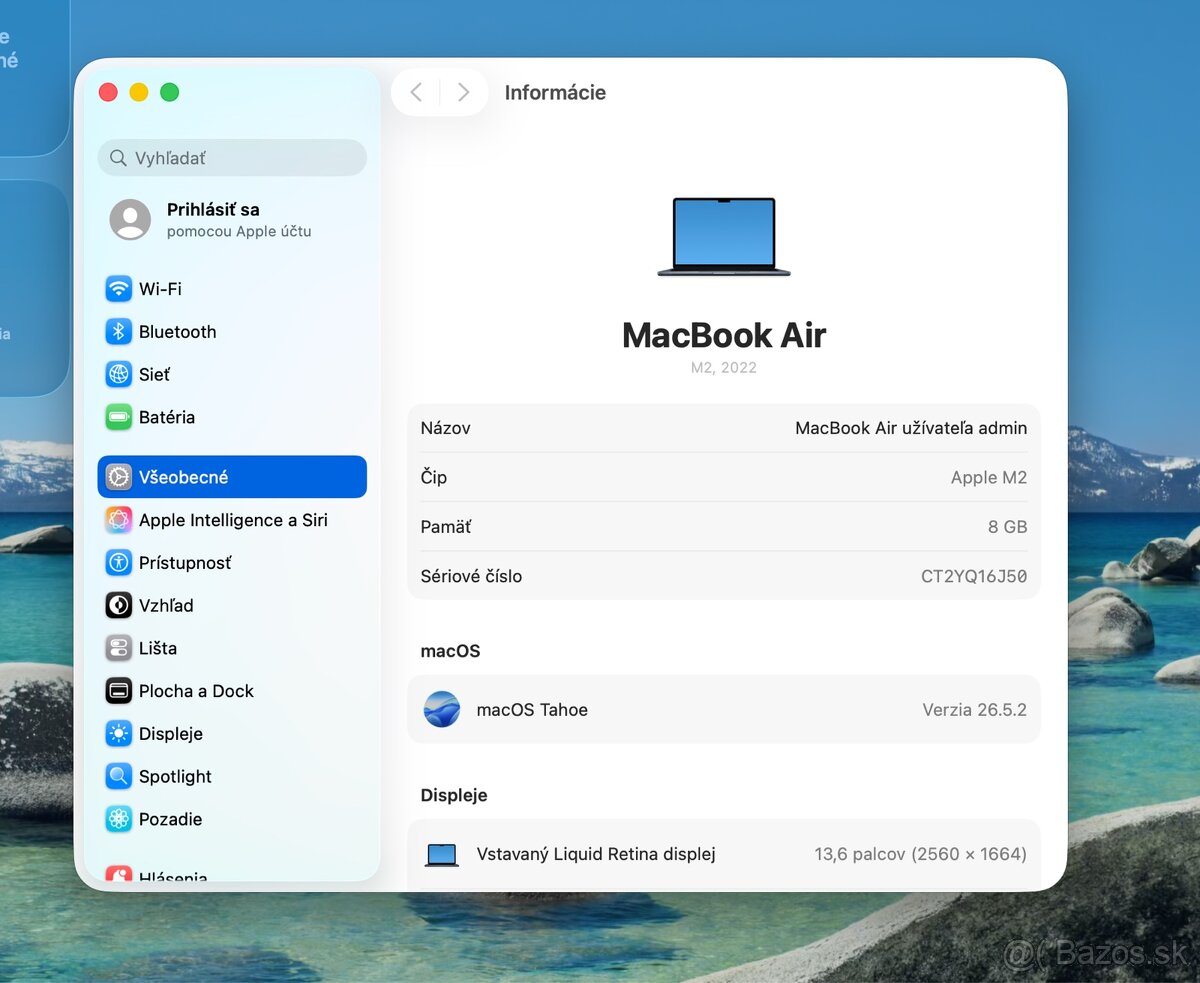 MacBook Air M2 8GB/256GB - 10
