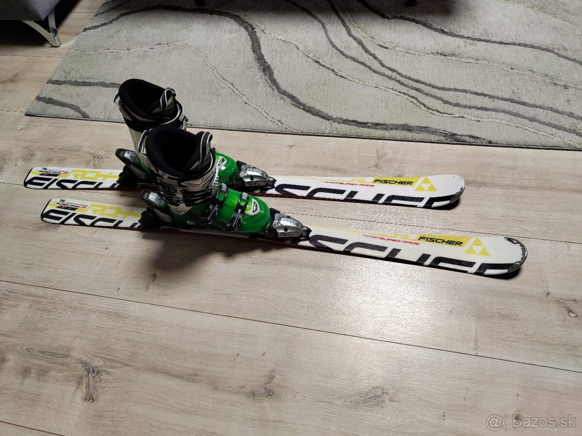 Predám detské lyže Fischer Super Race JR, 140cm - 10