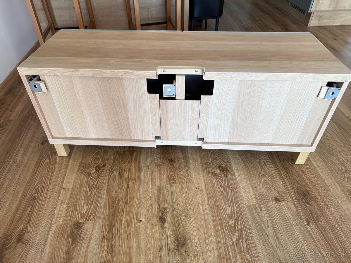 IKEA BESTÅ – rôzne skrinky a police (olivová/bledošedá) - 10