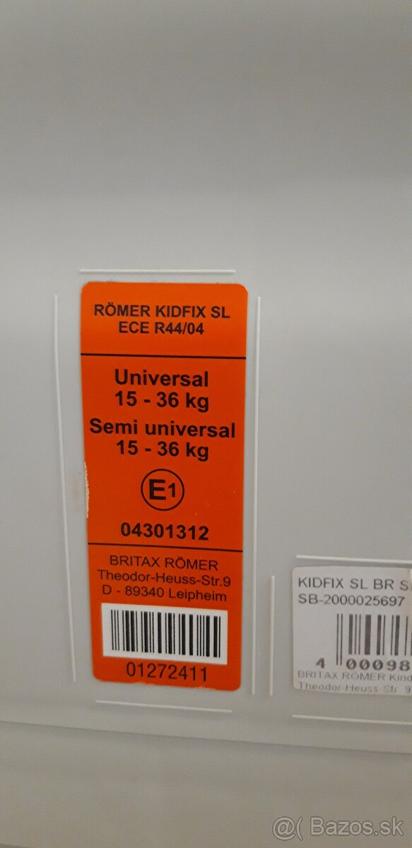 Predam 2 autosedacky Britax Romer+prislusenstvo - 10