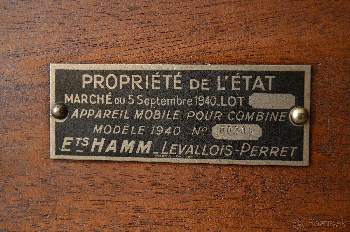 Telefón Thomson Houston - 10