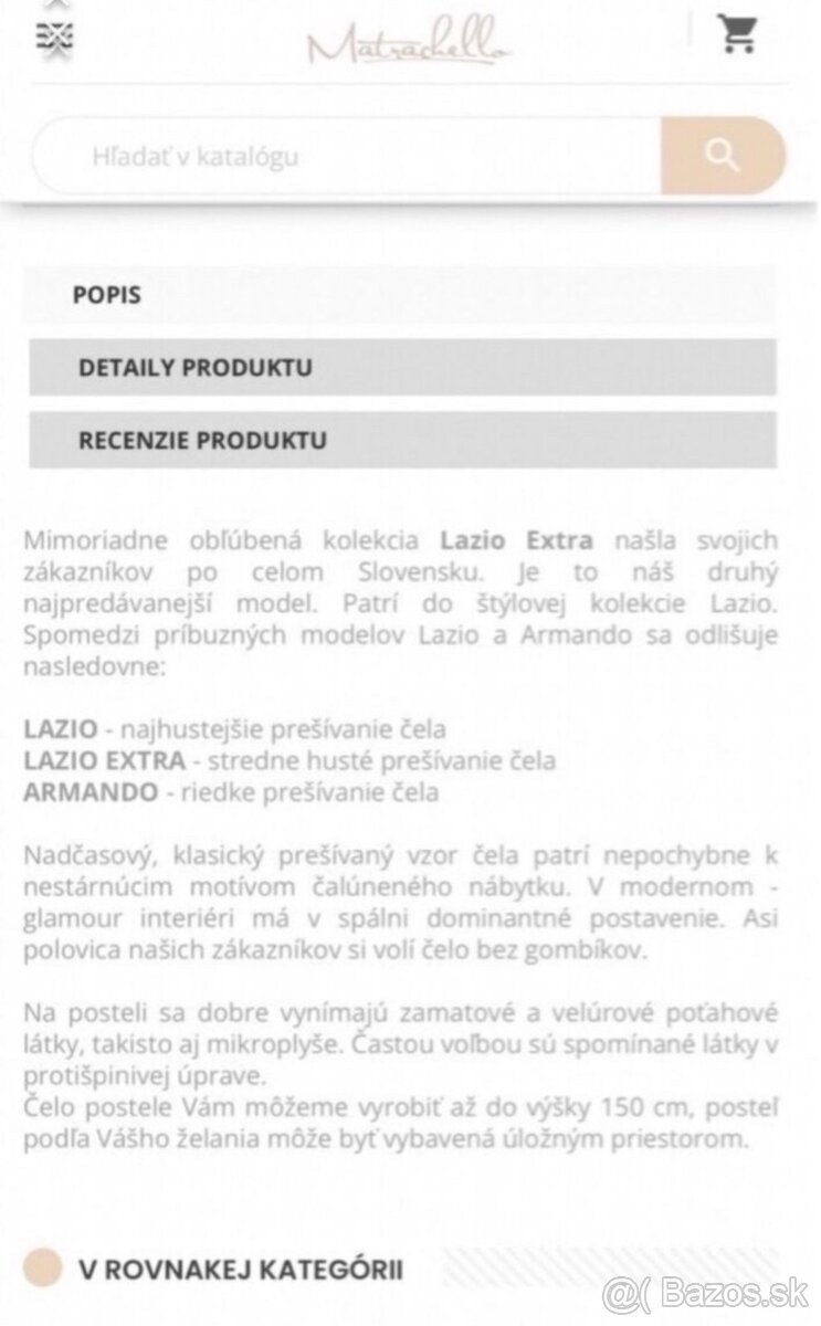 Matrachello boxspring posteľ 160x200cm + DOVOZ ZDARMA - 10