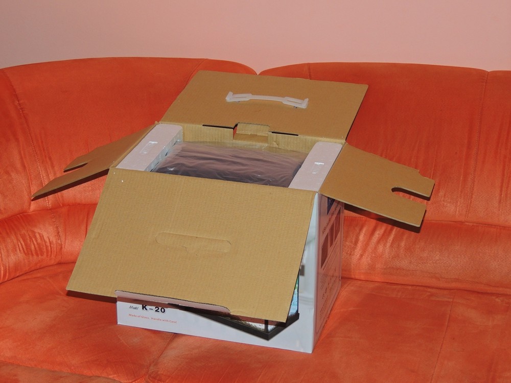 Predám nový akváriový set s objemom 20 l - Čierny - 10