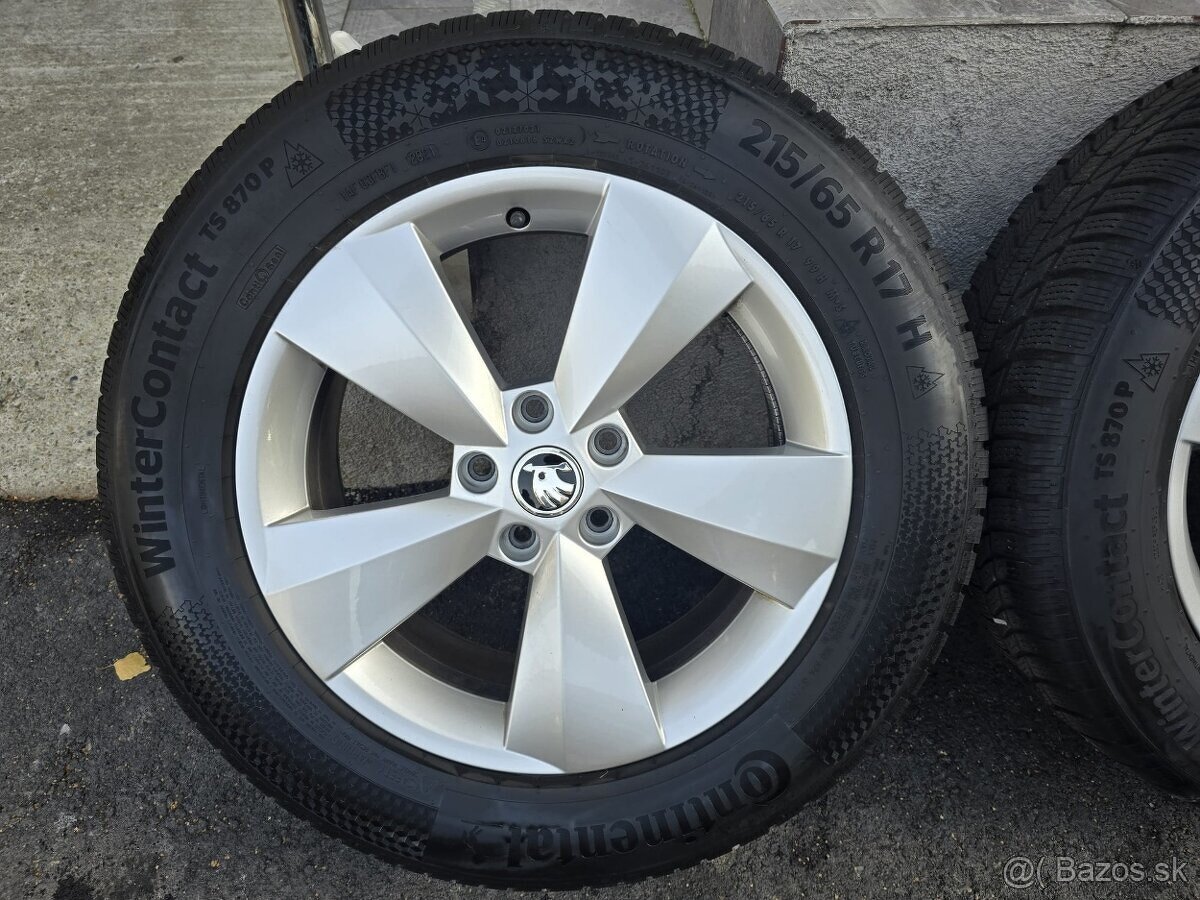 Zimne disky Skoda Kodiaq 5x112 r17 215/65 r17 - 10