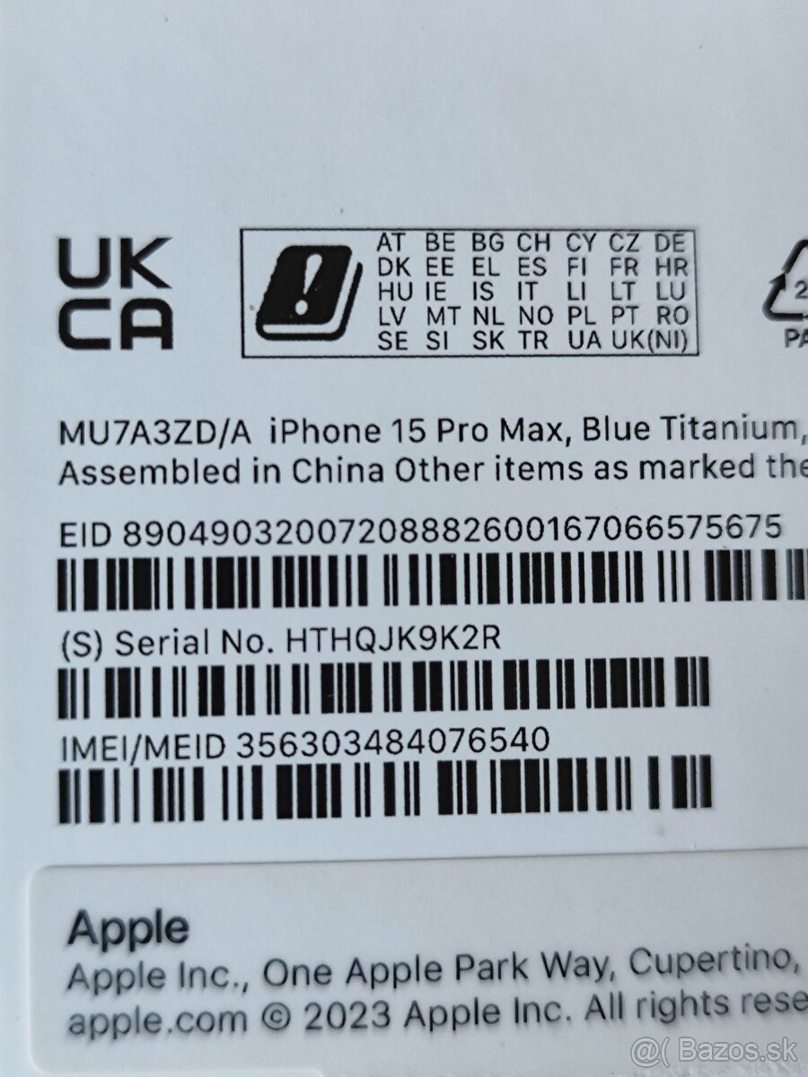 Iphone 15 Pro Max 256GB blue titanium - 10