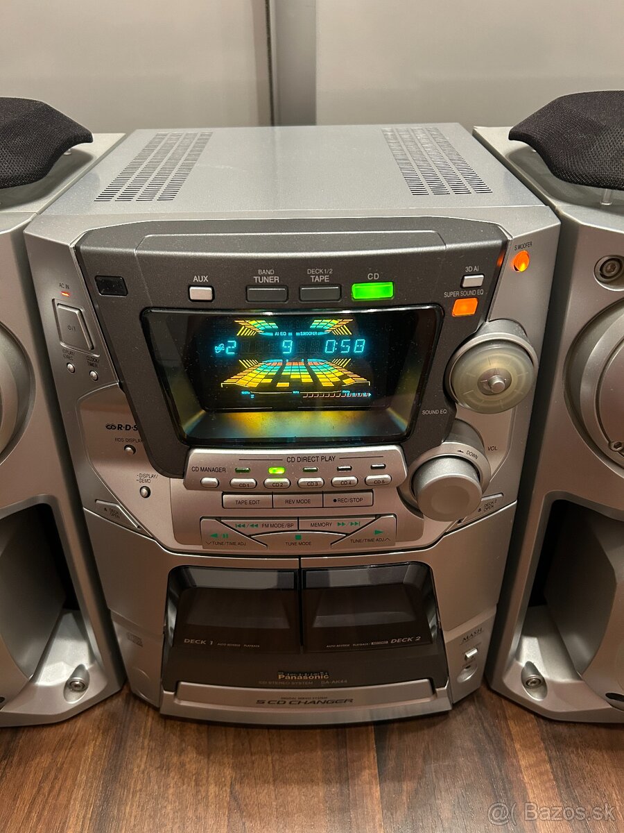 Predám hi-fi vežu PANASONIC SA-AK44 - 10