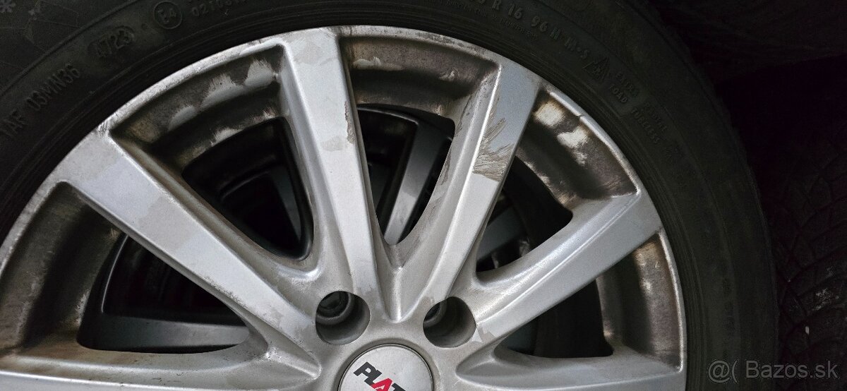 5x112,r16,Platin,6,5J,et33,205-60-Semperit-4723-7mm-top - 10