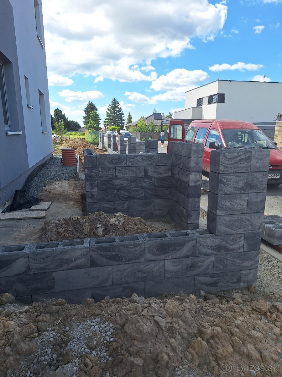 Oporné múry ploty - 10