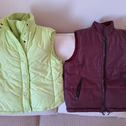 Dámske farebné prešívané vesty - 10