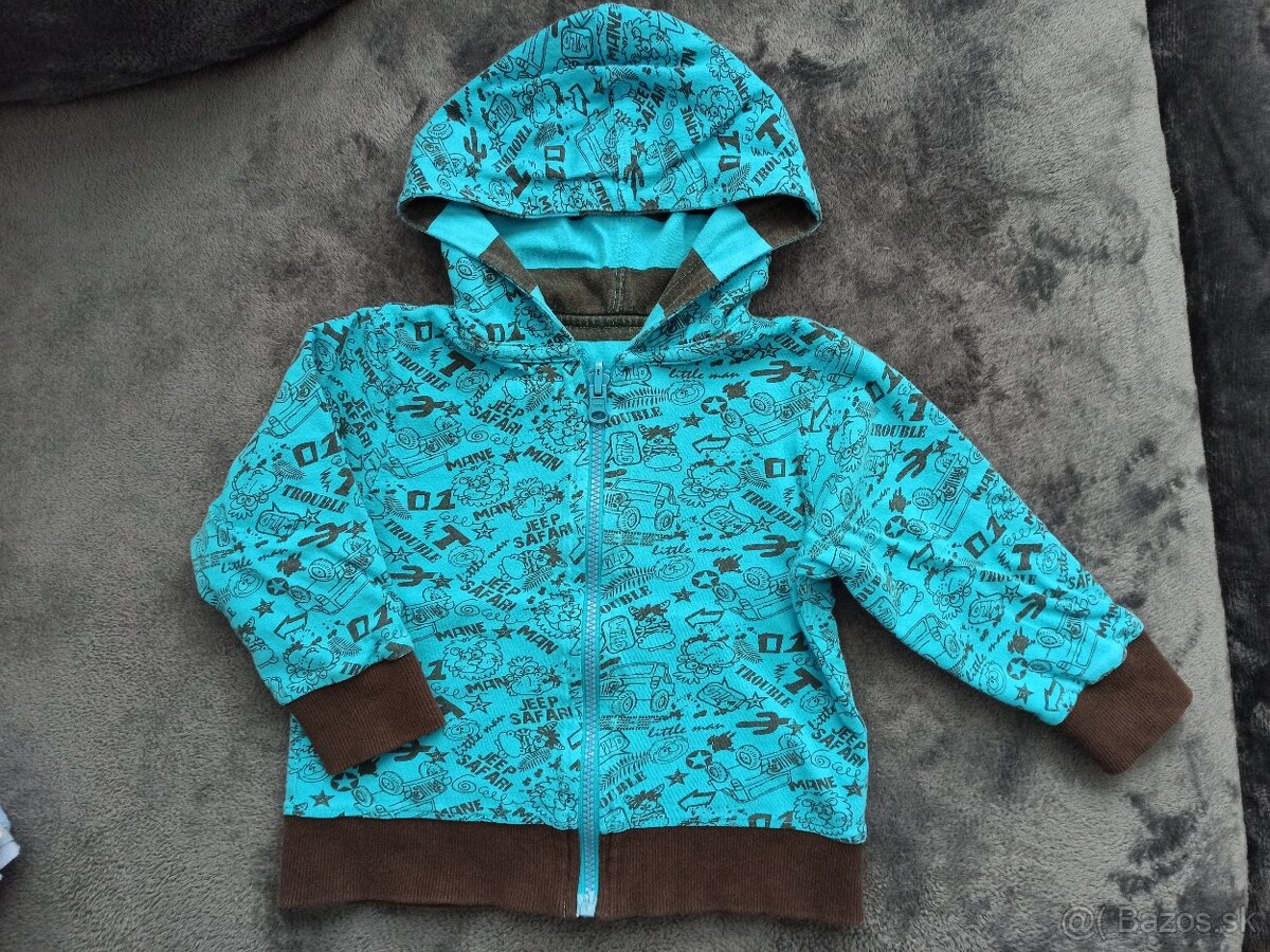 Obojstranná mikina veľ 86 - 10