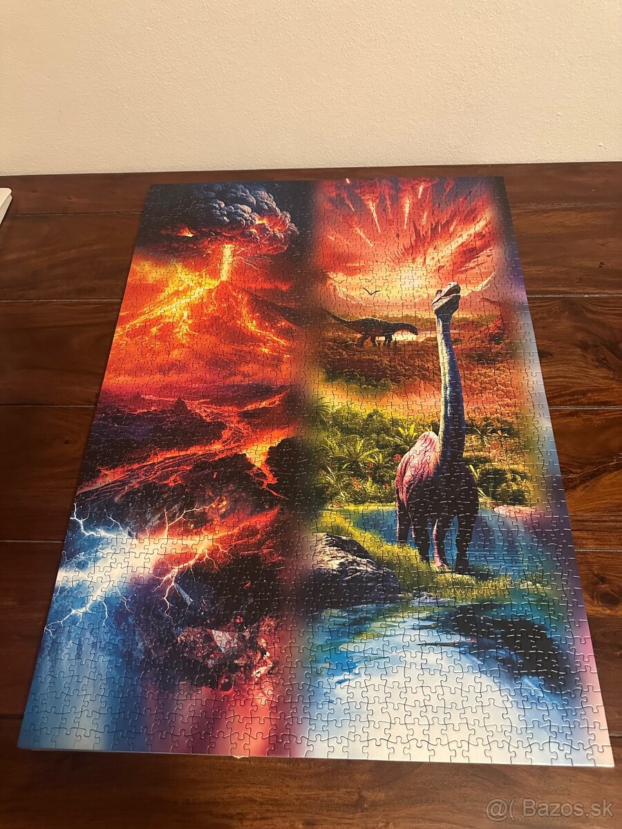 Predam puzzle trefl 21000ks poskladane - 10