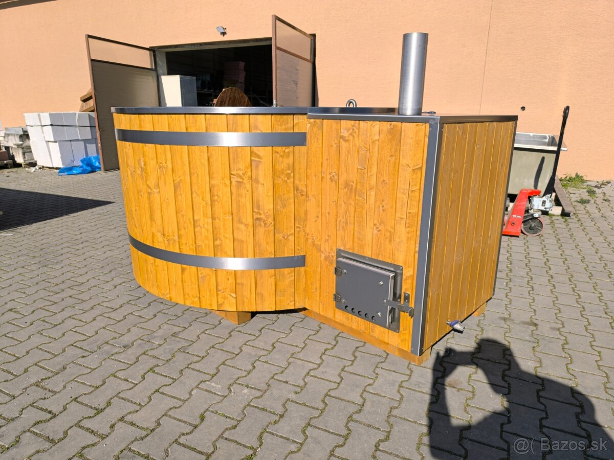 Kúpací nerezový sud,kúpacia Kaďa,jacuzzi,virivka - 10