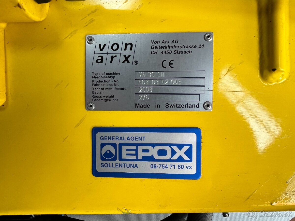 Frézka na betón, asfalt, podlahy Von Arx VA 30SH, Schwamborn - 10