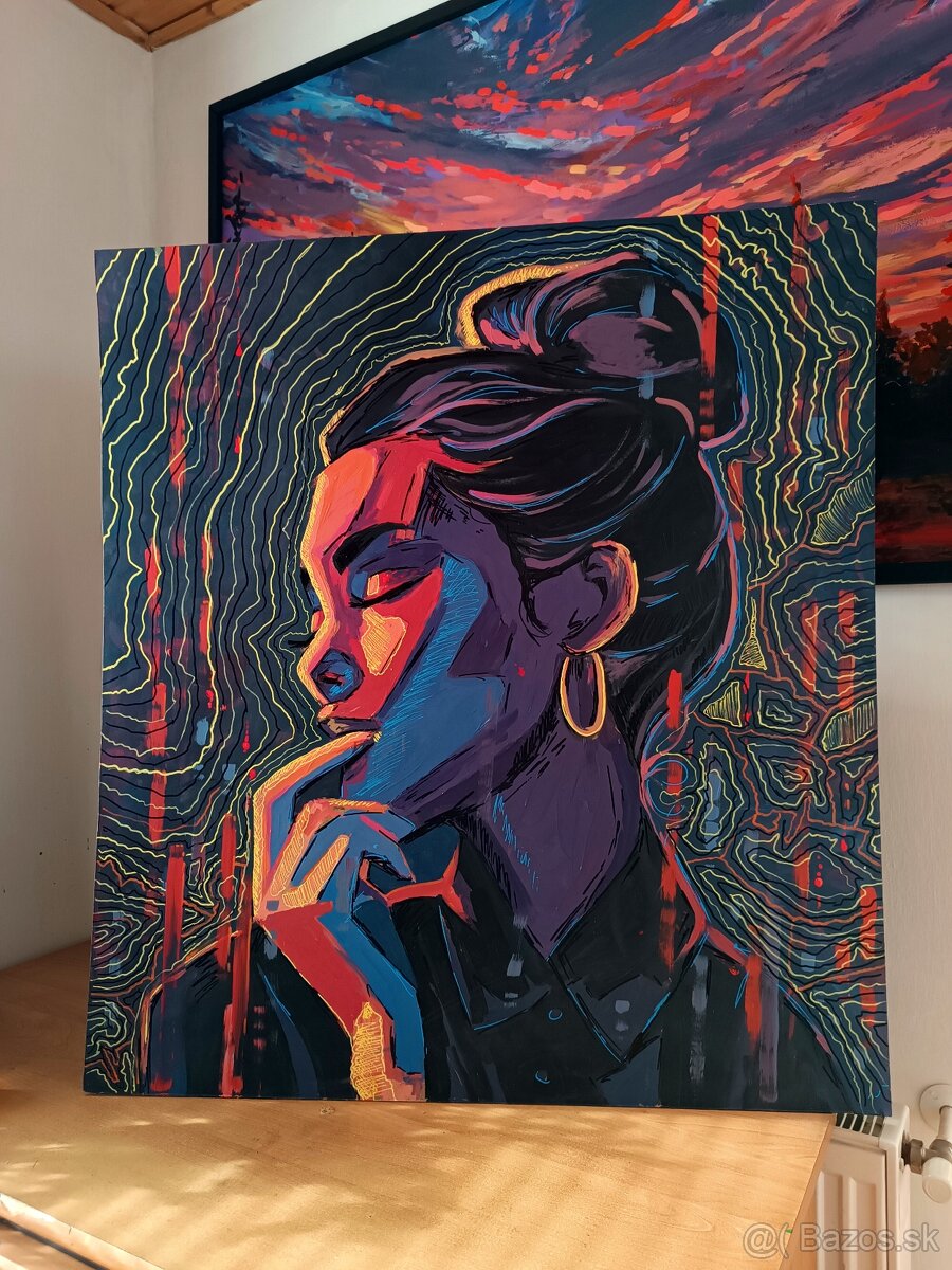 Akrylové obrazy 100x90 - 10