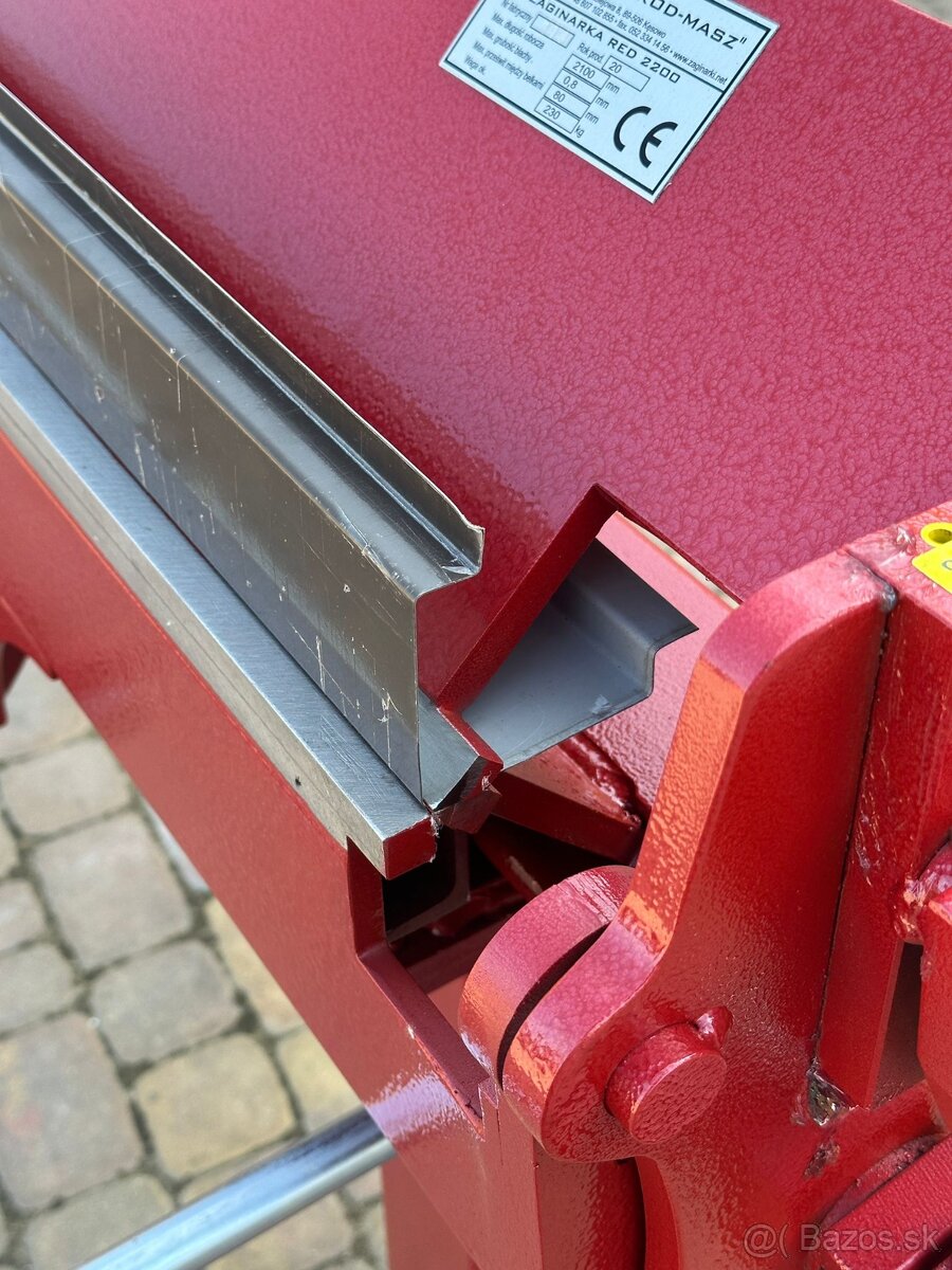 HIT ohýbačka na plech 2200mm 2M PROD-MASZ RED - 10