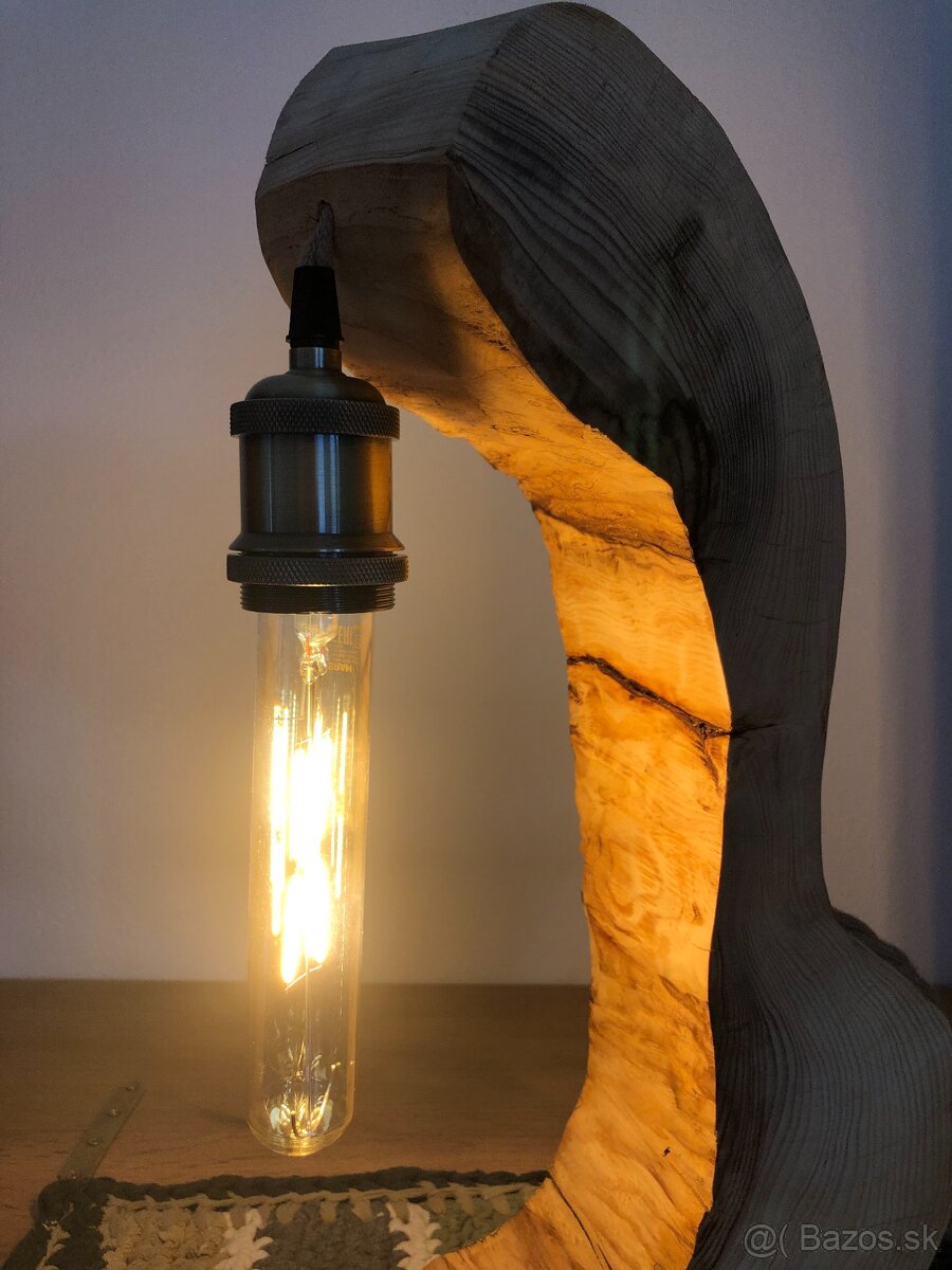 Lampy drevené pne - kus lesa u vás doma - 10