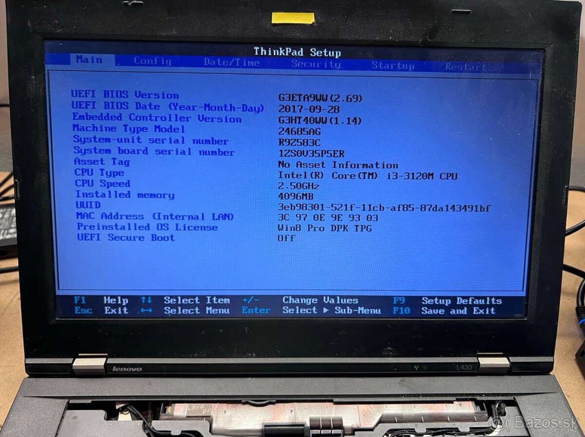 Predám funkčnú použitú matičnú dosku do notebooku L430. - 10