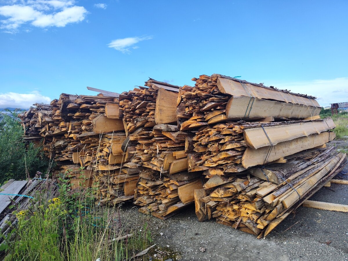 Palivové drevo obrezky balíky buk smrek palety metrovica - 10