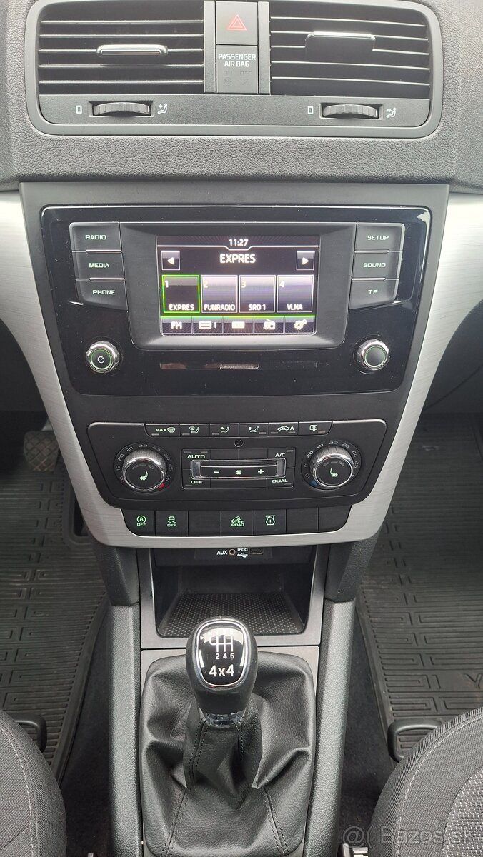 Škoda Yeti 4x4 TDI, 12/2015, 94000km, kupované na SK - 10