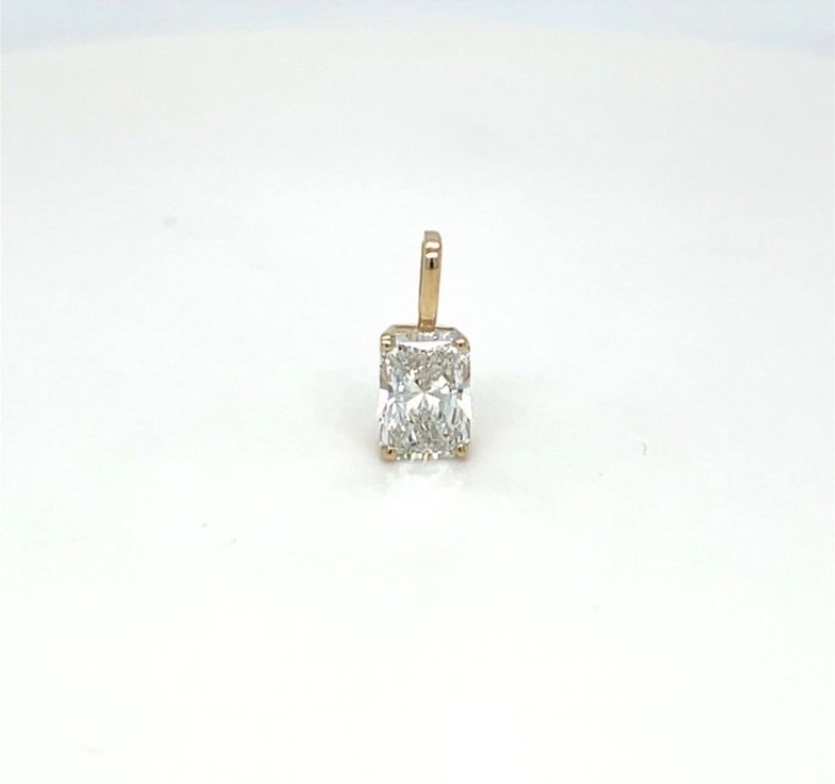 Predám zlatý prsteň s laboratórnym diamantom IGI certifikát - 10