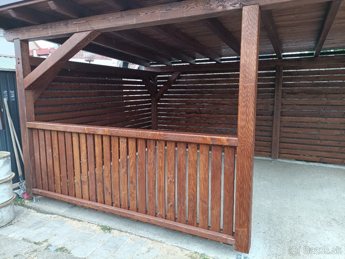 Chata, altánok, prístrešok, terasa, sauna, tesárske práce - 10