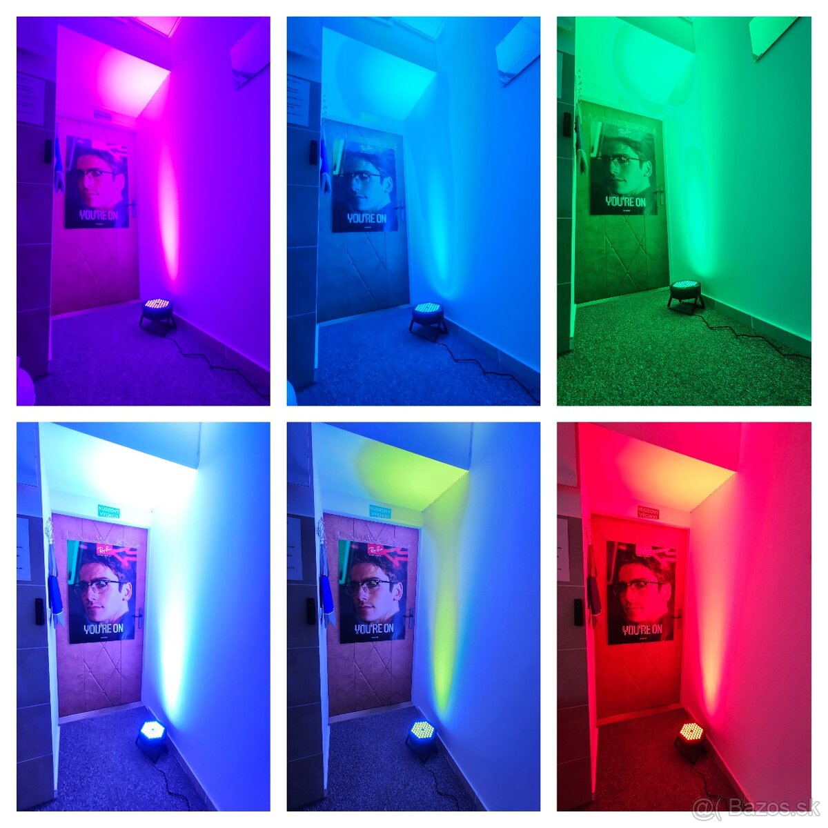 Led par 60X3W RGB, dmx - 10