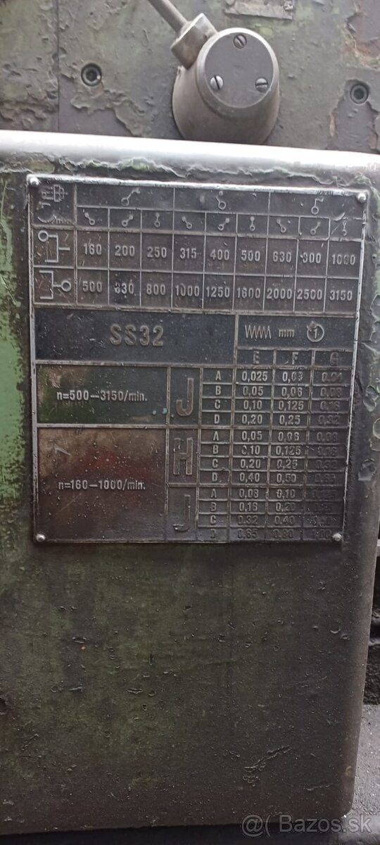 Sústruh SS 32 - 10