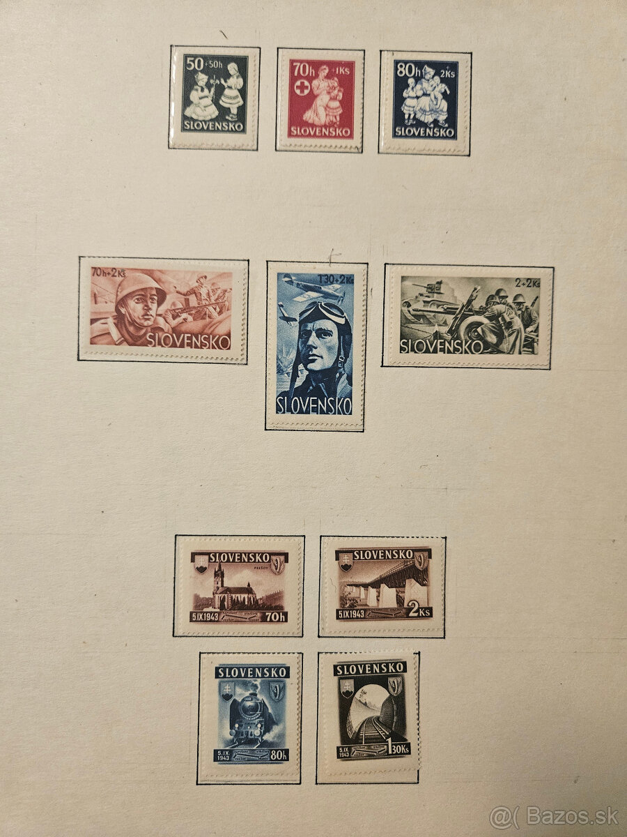 poštové známky Slovenský štát - 10