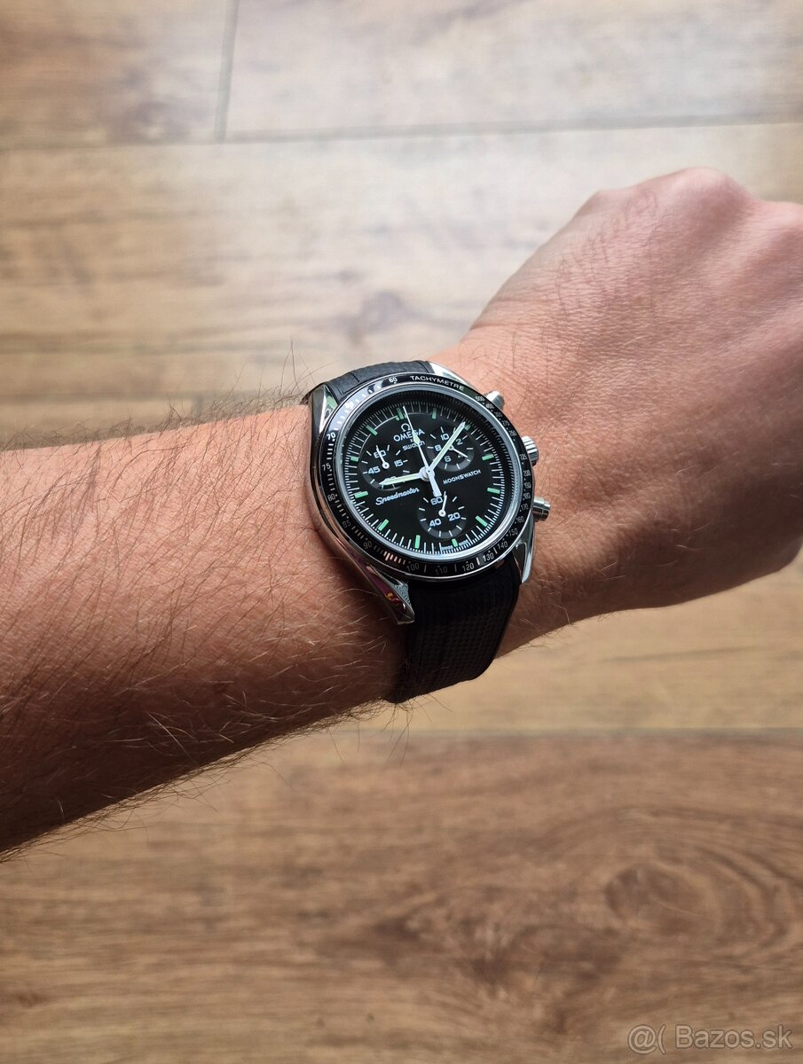 Omega Swatch - metal case mod - 10