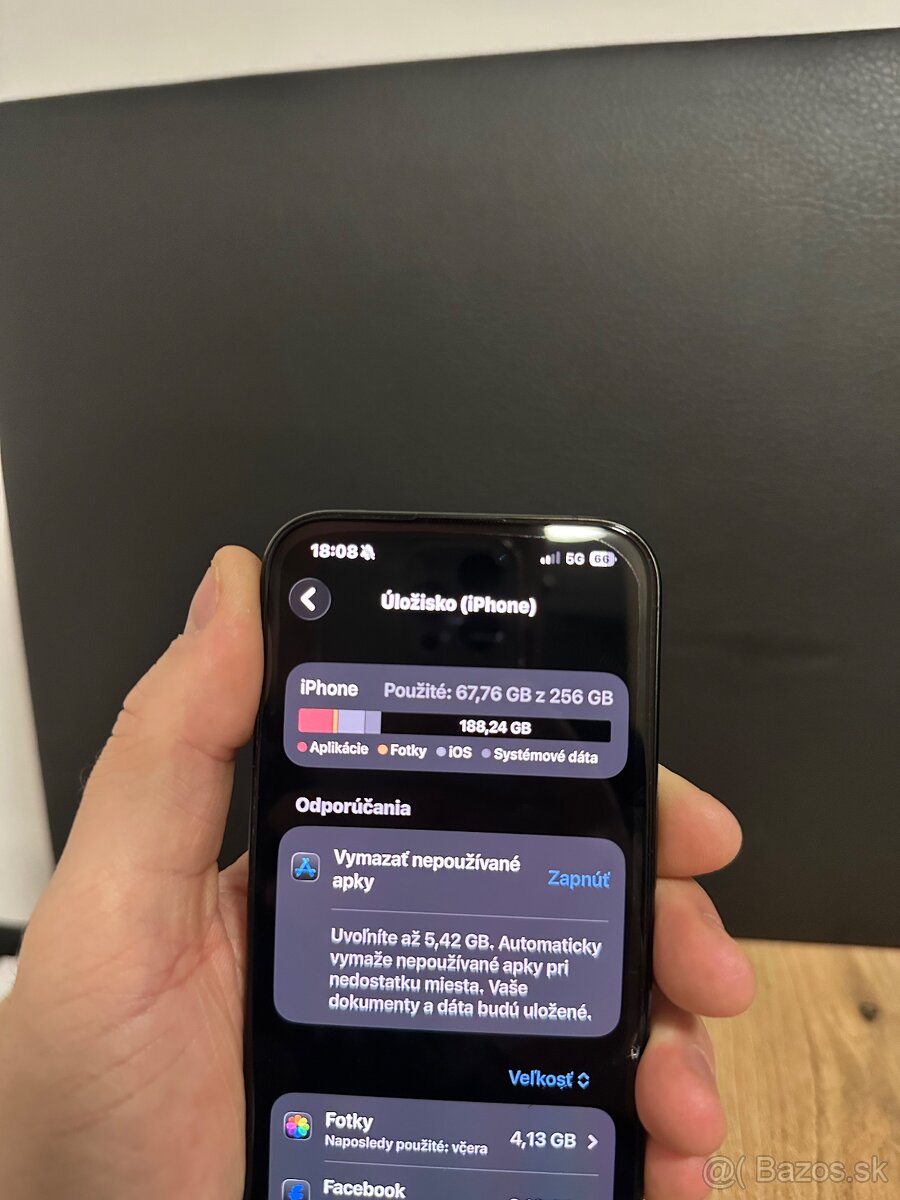 iPhone 15 pro 256 titanium grey - 10