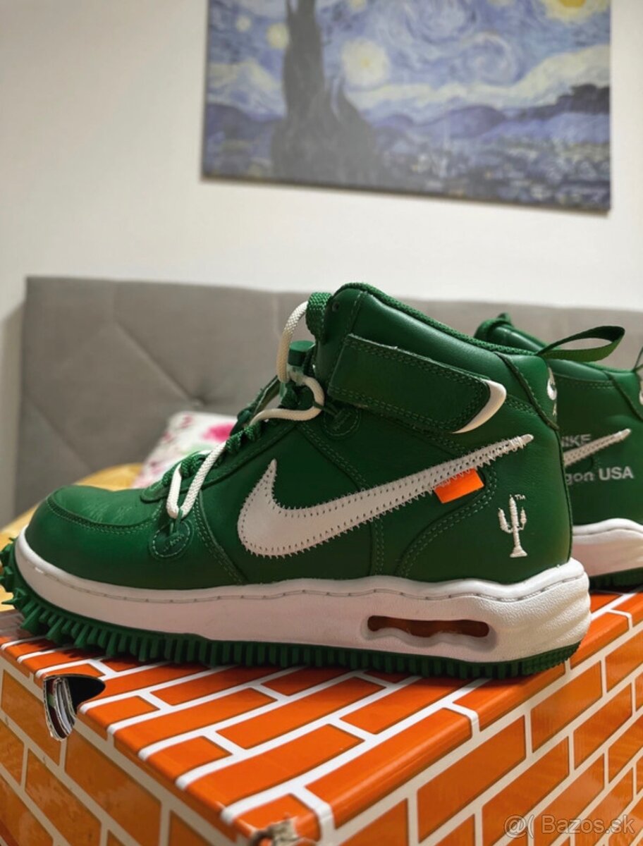 Nike x Off-White Air Force 1 Mid Pine Green - 10