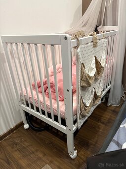 Detská postieľka s komplet vybavením - 10