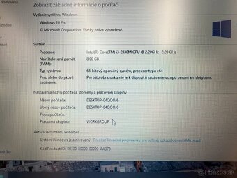 Notebook HP ProBook 4330s i3‑2330M/8GB RAM/120GB SSD - 10