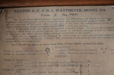 Wattmeter Weston - 10