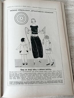 Časopisy Šťastný domov, svázaný ročník 1923, krásný stav - 10