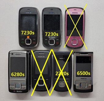 NOKIA 6280 - 2680s - 2220s - 6500s Výsúvačky - 10