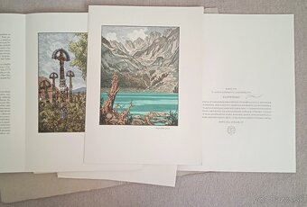 Karel Vik, súbor drevorytov Slovensko 1, 2, 3 - 10