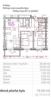 Lukratívny nový 3-izbový byt s balkónom v Poprade – Juh IV - 10